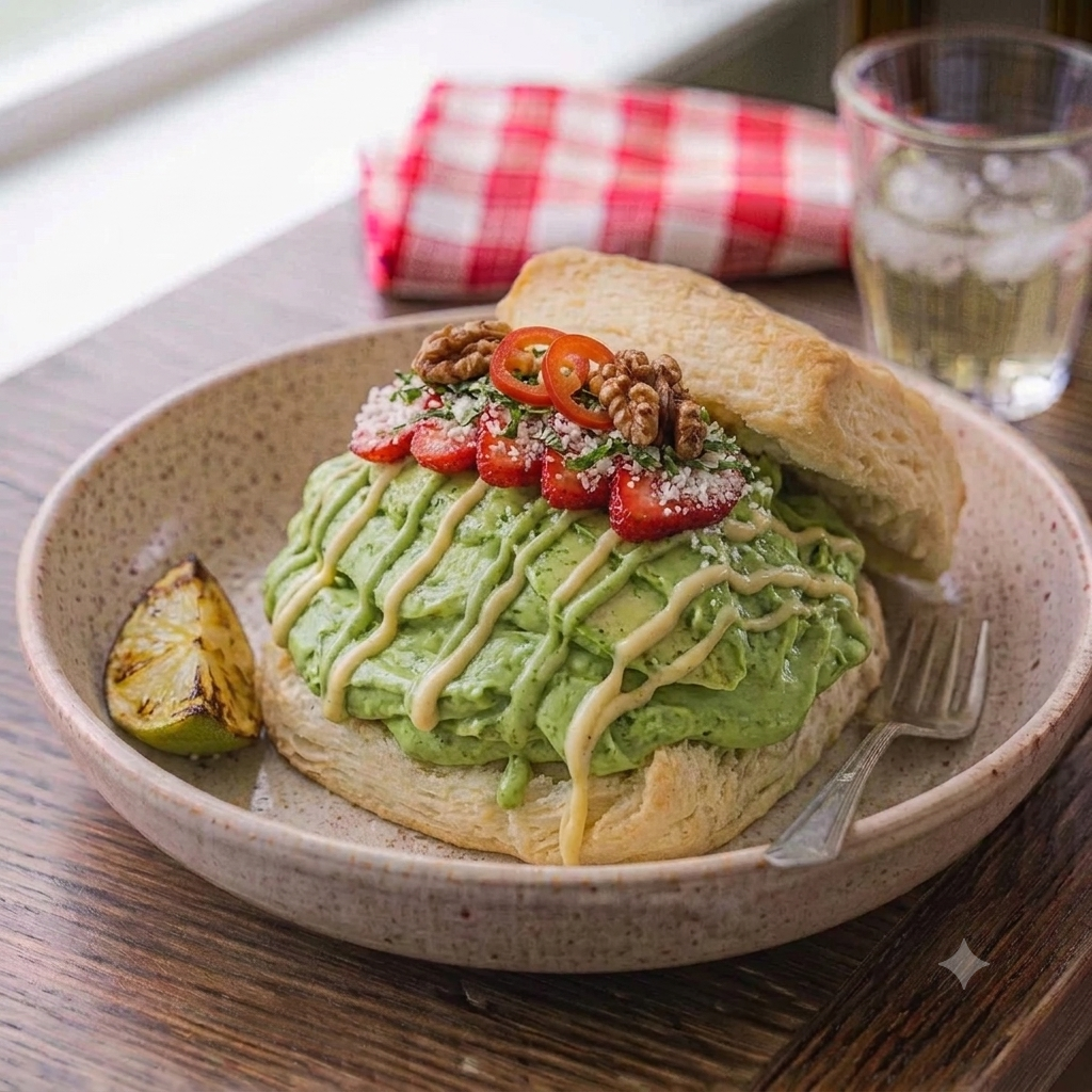 Matcha Cream Biscuit