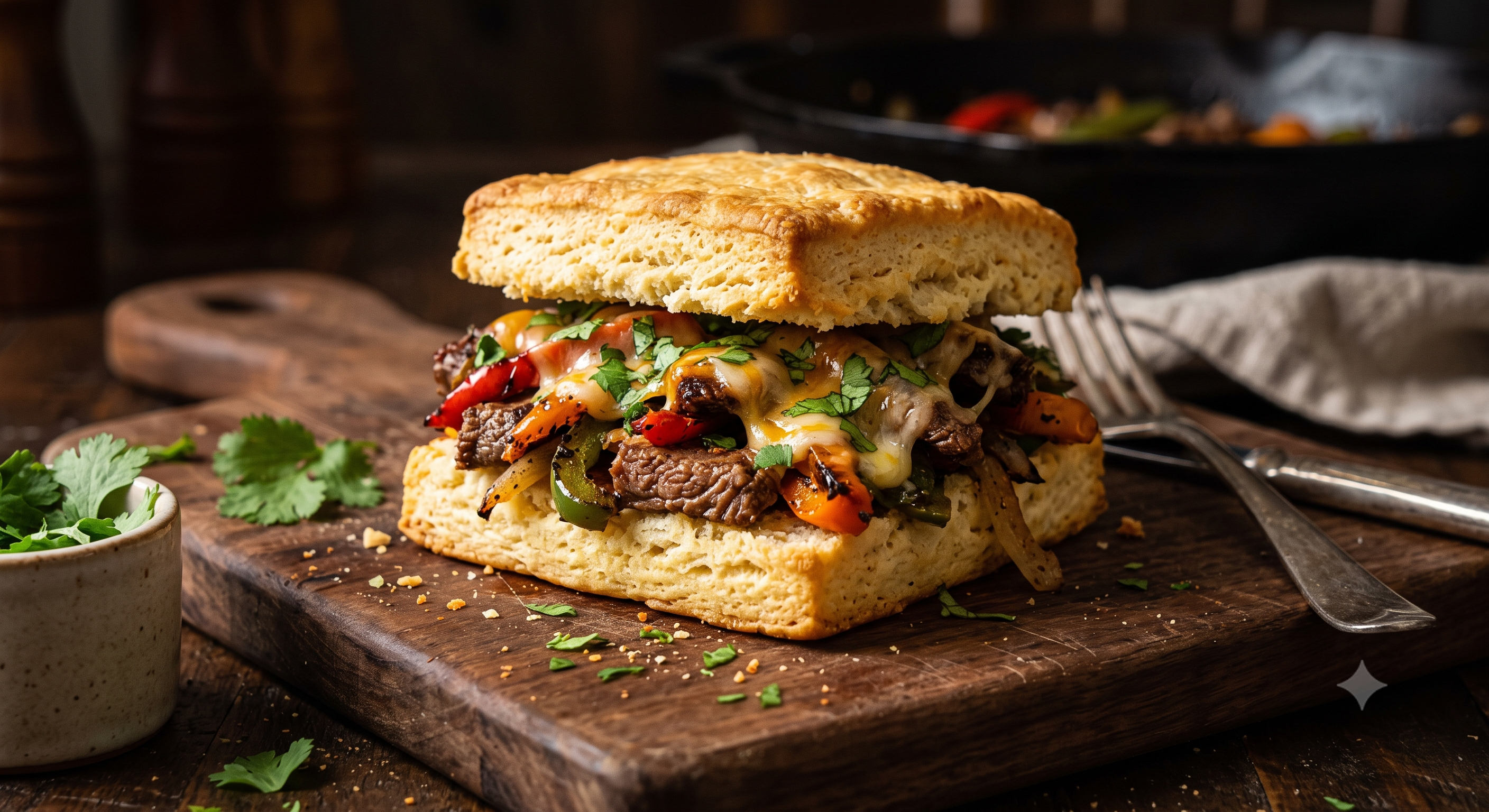 Beef Poke Biscuit Bowl