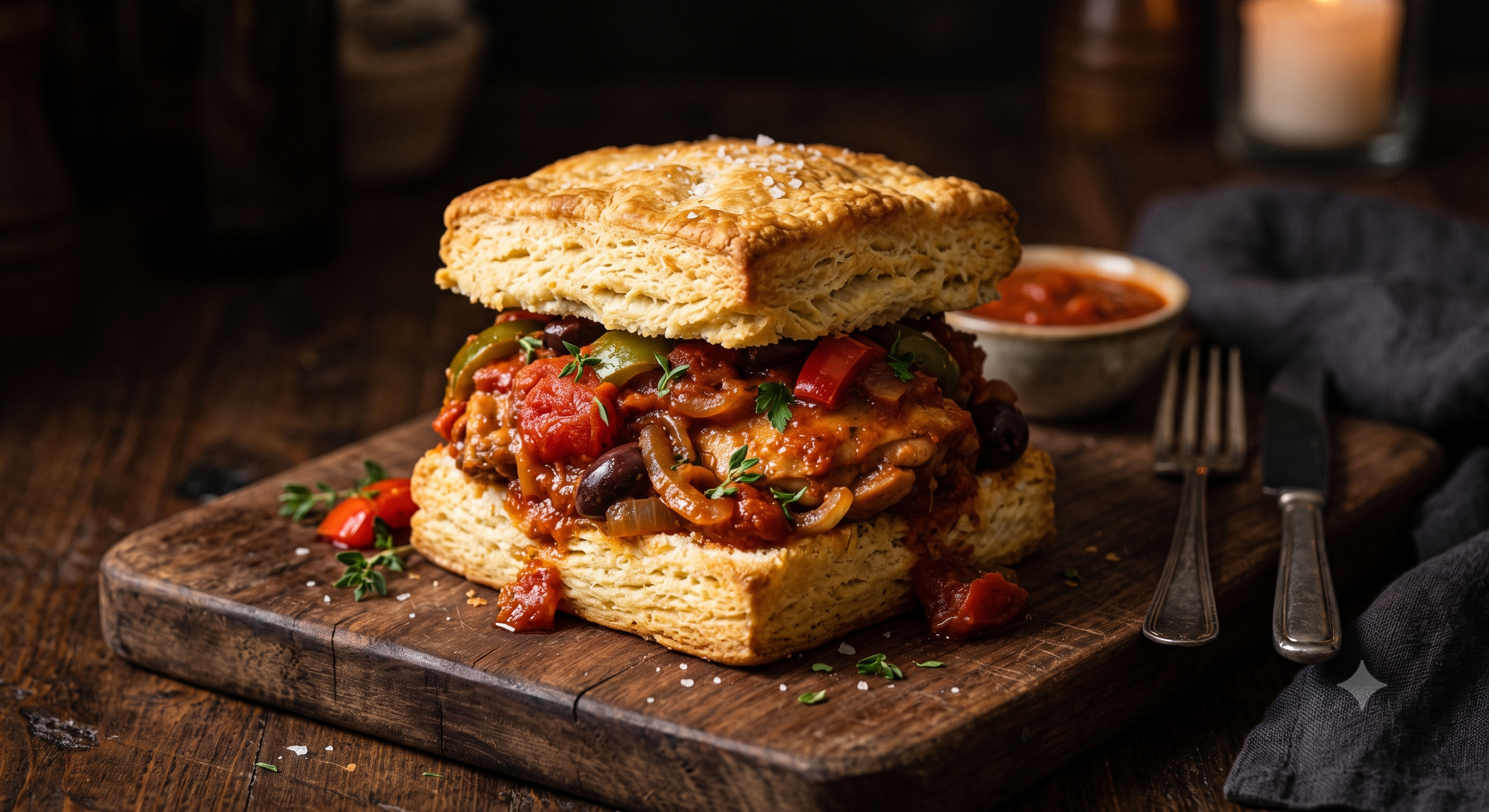 Chipotle Chicken Biscuit Bowl