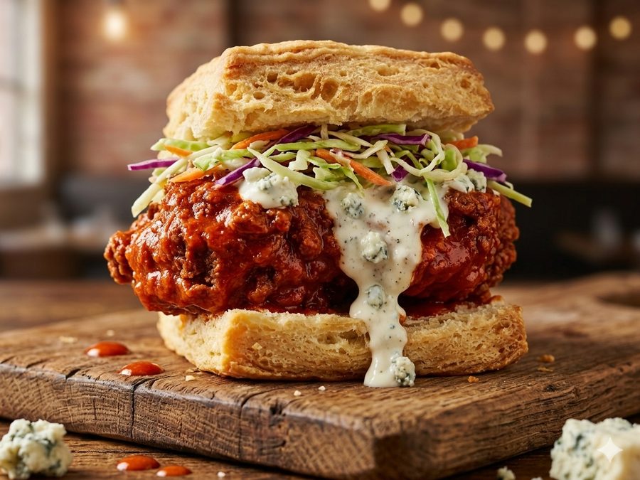 Buffalo Chicken Biscuit
