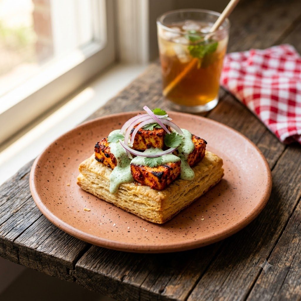 Paneer Tikka Biscuit