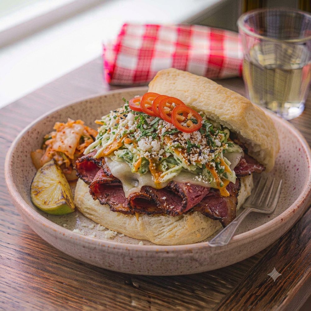 Pastrami on Biscuit