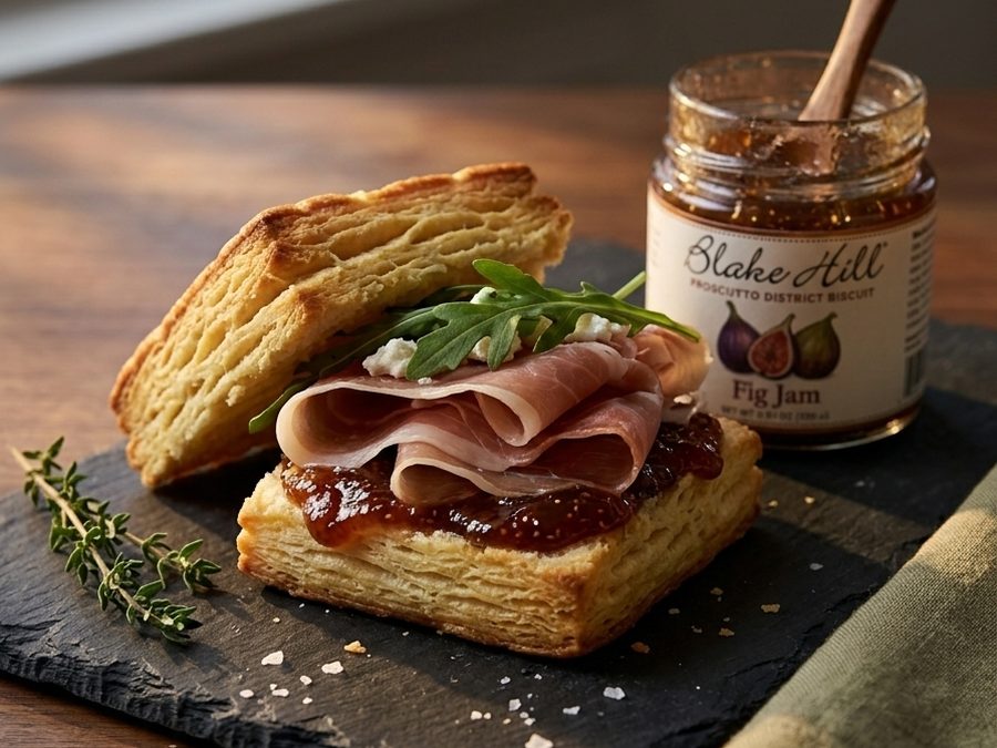 Prosciutto & Fig Biscuit