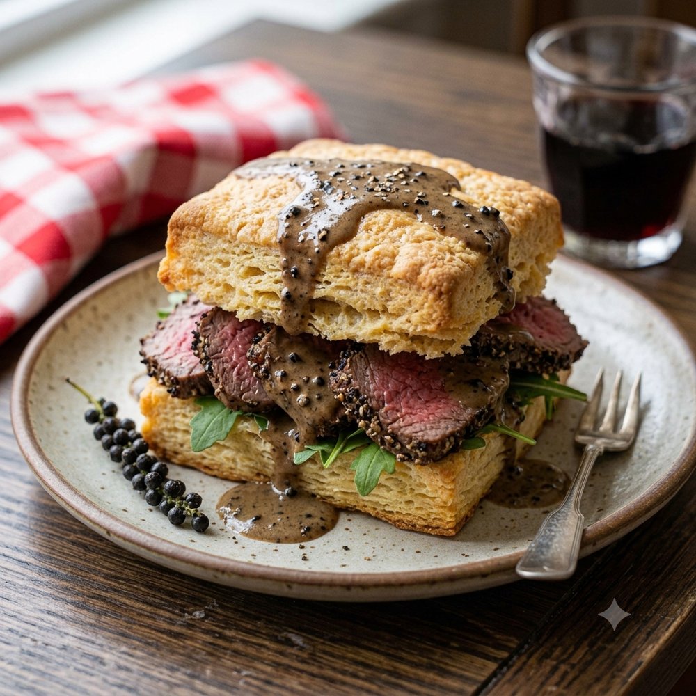 Steak au Poivre Biscuit