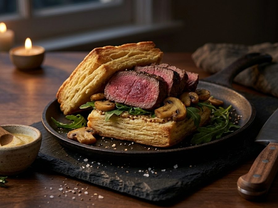 Beef Wellington Biscuit