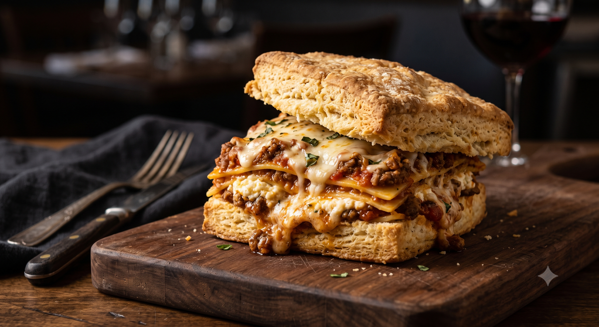 Beef Biscuit Lasagna