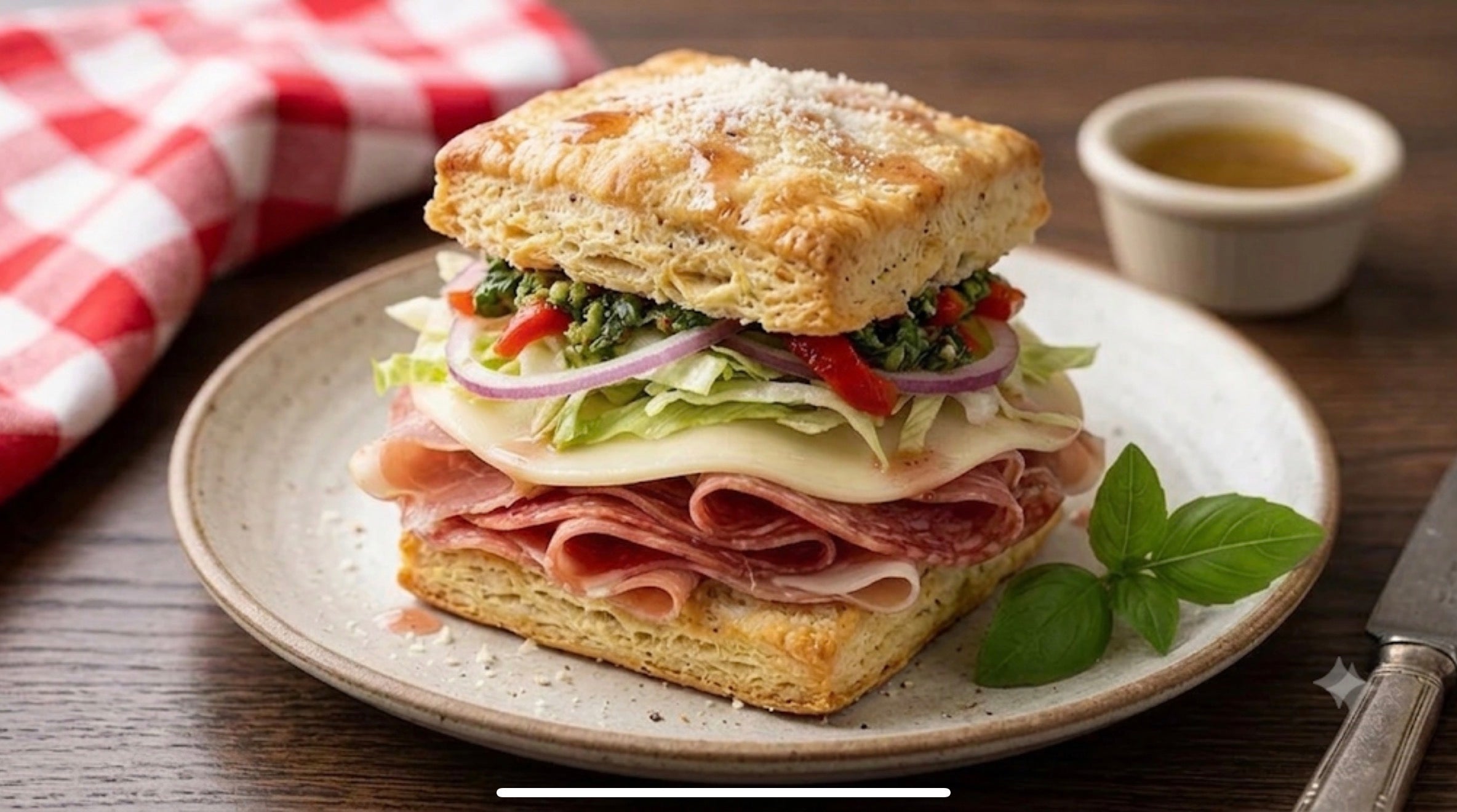 The Italian Sub Biscuit