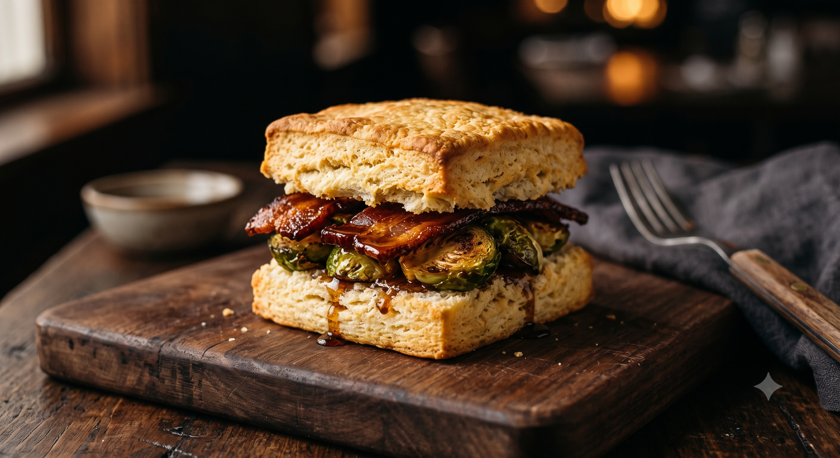 Ginger Scallion Cod Biscuit