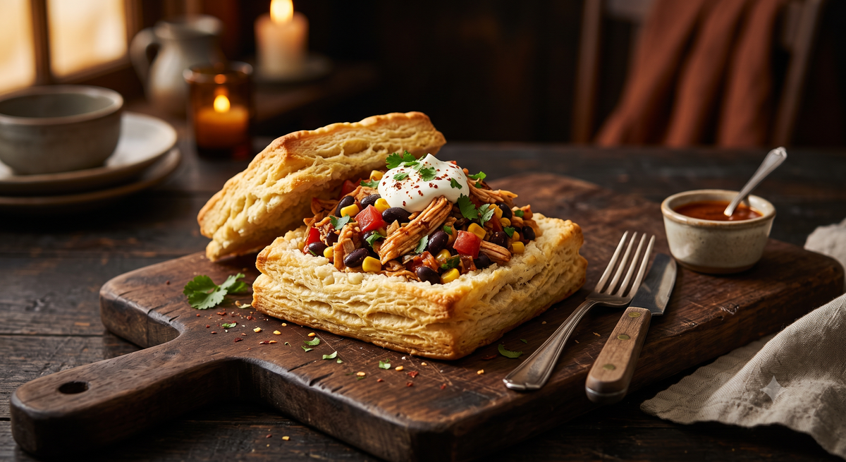 Chipotle Chicken Biscuit Bowl